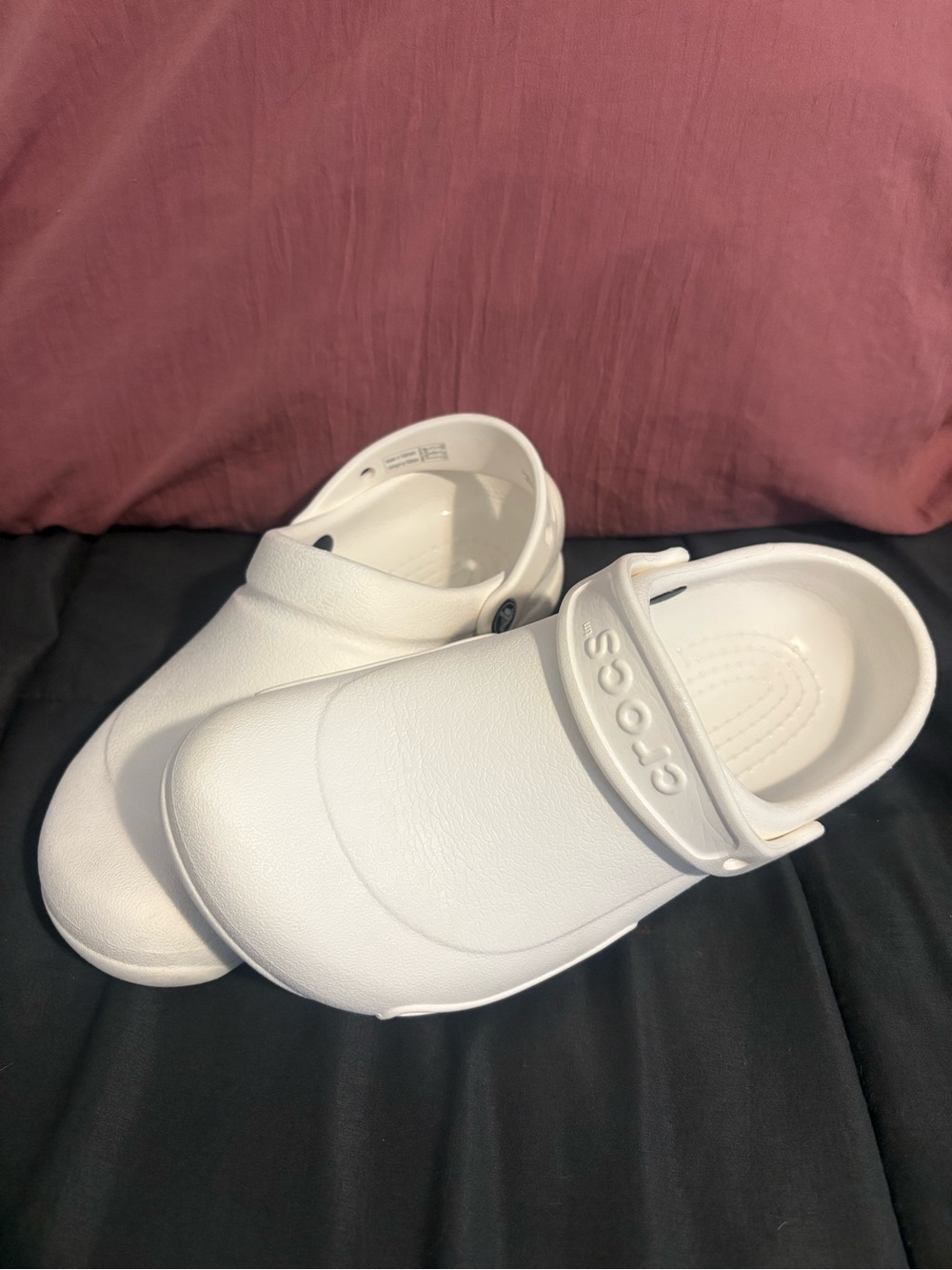 CROCS White BISTRO Clogs